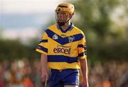 28 May 2000; Niall Gilligan of Clare during the Senior Hurling Challenge match between Kilkenny and Clare at Young Ireland's GAA Grounds in Kilkenny. Photo by Ray McManus/Sportsfile