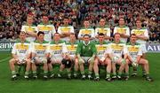 4 June 2000; The Offaly team prior to the Bank of Ireland Leinster Senior Football Championship Quarter-Final match between Offaly and Meath in Croke Park, Dublin. Photo by Damien Eagers/Sportsfile