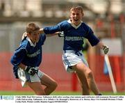 3 July 2000; Paul McConway, Tullamore (left) after scoring a last minute goal celebrates with teammate Bernard Collins , Feile Peil na nOg, Tullamore, (Co. Offaly) v St. Bronagh's, Rostrevor, (Co. Down), Boys U14 Football Division 2 Final, Croke Park. Picture credit; Damien Eagers/SPORTSFILE