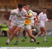 25 June 2000; Martin Lynch, Kildare, in action against Finbar Cullen, Offaly. Kildare v Offaly, Leinster Senior Football Championship, Croke Park, Dublin. Picture credit; Ray McManus/SPORTSFILE