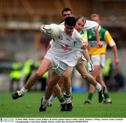 25 June 2000; Martin Lynch, Kildare, in action against Finbar Cullen, Offaly. Kildare v Offaly, Leinster Senior Football Championship, Croke Park, Dublin. Picture credit; Ray McManus/SPORTSFILE