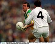 25 June 2000; Roy Malone, Offaly, in action against Derek Maher, Kildare. Offaly v Kildare, Leinster Senior Football Championship, Croke Park, Dublin. Picture credit; Ray McManus/SPORTSFILE