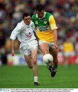 25 June 2000; James Grennan, Offaly, in action against John Doyle, Kildare. Offaly v Kildare, Leinster Senior Football Championship, Croke Park, Dublin. Picture credit; Ray McManus/SPORTSFILE