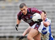 20 April 2008; Alan Mangan, Westmeath, in action against Darren Hughes, Monaghan. Allianz National Football League, Division 2, Round 7, Monaghan v Westmeath, St Tighearnach's Park, Clones, Co. Monaghan. Picture credit: Brian Lawless / SPORTSFILE *** Local Caption ***