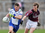 20 April 2008; Rory Woods, Monaghan, in action against Doran Harte, Westmeath. Allianz National Football League, Division 2, Round 7, Monaghan v Westmeath, St Tighearnach's Park, Clones, Co. Monaghan. Picture credit: Brian Lawless / SPORTSFILE *** Local Caption ***