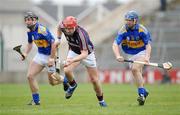 20 April 2008; Joe Canning, Galway, in action against Conor O'Mahony, left, and Seamus Butler, Tipperary. Allianz National Hurling League, Division 1 Final, Tipperary v Galway, Gaelic Grounds, Limerick. Picture credit: Pat Murphy / SPORTSFILE *** Local Caption ***