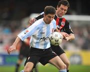 25 April 2008; Gareth McGlynn, Derry City, in action against Mark Rossiter, Bohemians. eircom league Premier Division, Bohemians v Derry City, Dalymount Park, Dublin. Picture credit: David Maher / SPORTSFILE