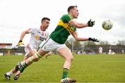 5 April 2015; Mark Griffin, Kerry, in action against Darren McCurry, Tyrone. Allianz Football League, Division 1, Round 7, Tyrone v Kerry. Healy Park, Omagh, Co. Tyrone. Picture credit: Stephen McCarthy / SPORTSFILE