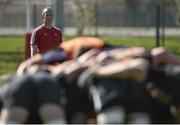 7 April 2015; Munster assistant coach Ian Costello during squad training. Munster Rugby Squad Training. CIT, Bishopstown, Cork. Picture credit: Diarmuid Greene / SPORTSFILE