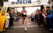 26 October 1992; Jerry Kiernan, winner of the 1992 Dublin Marathon, Athletics. Picture credit; Ray McManus/SPORTSFILE