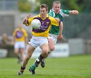 27 April 2008; Redmond Barry, Wexford, in action against Shane McDermott, Fermanagh. Allianz National Football League, Division 3 Final, Wexford v Fermanagh, Parnell Park, Dublin. Picture credit: Brian Lawless / SPORTSFILE *** Local Caption ***