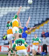 27 April 2008; Offaly's Alan McNamee and Niall McNamee,15,  in action against Eamon Hanrahan, Tipperary. Allianz National Football League, Division 4 Final, Tipperary v Offaly, O'Moore Park, Portlaoise, Co. Laois. Picture credit: Matt Browne / SPORTSFILE *** Local Caption ***