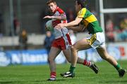27 April 2008; Gerard O'Kane, Derry, in action against Anthony Maher, Kerry. Allianz National Football League, Division 1 Final, Kerry v Derry, Parnell Park, Dublin. Picture credit: Brian Lawless / SPORTSFILE *** Local Caption ***
