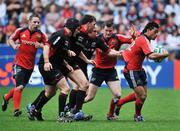 27 April 2008; Lifeimi Mafi, Munster, breaks clear of the Saracens defence. Heineken Cup Semi-Final, Saracens v Munster, Ricoh Arena, Coventry, England. Picture credit: Brendan Moran / SPORTSFILE *** Local Caption ***