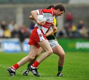 27 April 2008; Enda Muldoon, Derry, in action against Padraig Reidy, Kerry. Allianz National Football League, Division 1 Final, Kerry v Derry, Parnell Park, Dublin. Picture credit: Brian Lawless / SPORTSFILE *** Local Caption ***