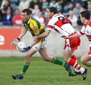 27 April 2008; Kieran Donaghy, Kerry, in action against Sean Martin Lockhart, Derry. Allianz National Football League, Division 1 Final, Kerry v Derry, Parnell Park, Dublin. Picture credit: Oliver McVeigh / SPORTSFILE