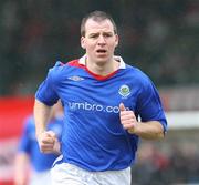 29 March 2008; Damien Curran, Linfield. JJB Sports Irish Cup semi-final, Cliftonville v Linfield, The Oval, Belfast. Picture credit: Oliver McVeigh / SPORTSFILE