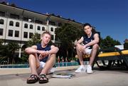 6 May 2008; Republic of Ireland players John Sullivan, left, and Greg Cunningham studying at their hotel for their Leaving Certificate exams. UEFA European Under-17 Championship, WOW Topkapi Palace, Antalya, Turkey. Photo by Sportsfile