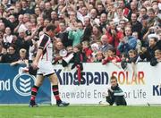 9 May 2008; Ulster's David Humphrey, receives rapturous applause as he comes off the Ravenhill Park pitch for his final game. Magners League, Ulster v Cardiff Blues, Ravenhill Park, Belfast, Co. Antrim. Picture credit: Oliver McVeigh / SPORTSFILE