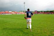 10 May 2008; Munster captain Anthony Foley makes his way out onto the pitch before the start of the game against Glasgow Warriors for the last time on home soil. Magners League, Munster v Glasgow Warriors, Musgrave Park, Cork. Picture credit: Matt Browne / SPORTSFILE