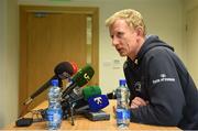 14 April 2015; Leinster forwards coach Leo Cullen during a press conference at Leinster Rugby Offices, UCD, Dublin. Picture credit: Stephen McCarthy / SPORTSFILE