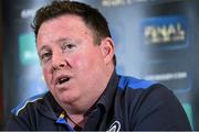 16 April 2015; Leinster head coach Matt O'Connor during a press conference at Leinster Rugby Offices, UCD, Belfield, Dublin. Picture credit: Ramsey Cardy / SPORTSFILE