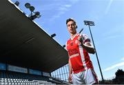 16 April 2015; Cuala hurler Mark Schutte poses for a portrait at the 2015 Dublin Club Senior Football and Hurling Championships launch. Parnell Park, Dublin. Picture credit: Ramsey Cardy / SPORTSFILE