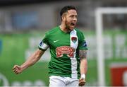 17 April 2015; Billy Dennehy, Cork City, celebrates after scoring his side's first goal. SSE Airtricity League Premier Division, Drogheda United v Cork City. United Park, Drogheda, Co. Louth. Photo by Sportsfile
