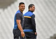 18 April 2015; Leinster's Ben Te'o and Rob Kearney during their captain's run before the European Rugby Champions Cup Semi-Final against RC Toulon. Stade VÃ©lodrome, Marseilles, France. Picture credit: Stephen McCarthy / SPORTSFILE