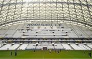 18 April 2015; A general view of Stade Vélodrome during the Leinster captain's run before the European Rugby Champions Cup Semi-Final against RC Toulon. Stade Vélodrome, Marseilles, France. Picture credit: Stephen McCarthy / SPORTSFILE