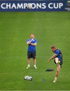 18 April 2015; Leinster's Ian Madigan and kicking coach Richie Murphy during their captain's run before the European Rugby Champions Cup Semi-Final against RC Toulon. Stade VÃ©lodrome, Marseilles, France. Picture credit: Stephen McCarthy / SPORTSFILE