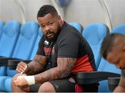 18 April 2015; Toulon's Mathieu Bastareaud during their captain's run before the European Rugby Champions Cup Semi-Final against Leinster. Stade VÃ©lodrome, Marseilles, France. Picture credit: Stephen McCarthy / SPORTSFILE