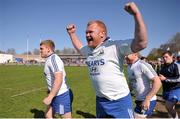 18 April 2015; Gerard Sweeney, Cork Constitution, celebrates at the final whiste. Bateman Cup Final, Cork Constitution v Clontarf. Temple Hill, Cork. Picture credit: Eoin Noonan / SPORTSFILE