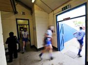 11 May 2008; The Monaghan team make their way out for the start of the match. GAA Hurling Ulster Senior Championship, Cavan v Monaghan, Kingspan Breffni Park, Cavan. Picture credit: Brian Lawless / SPORTSFILE
