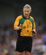 11 May 2008; Referee Michael Hughes, Tyrone. GAA Football Leinster Senior Championship, Longford v Westmeath, Pearse Park, Longford. Picture credit: Ray McManus / SPORTSFILE