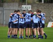 26 April 2008; The Dublin team gather together in a huddle before the game. Allianz National Football League, Division 2 Final, Dublin v Westmeath, Pairc Tailteann, Navan, Co. Meath. Picture credit: Brendan Moran / SPORTSFILE