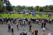 11 May 2008; A general view of the parade ring ahead of the Derrinstown Stud Derby Trial Stakes. Derrinstown Stud Derby Trial Stakes Day, Leopardstown, Co. Dublin. Picture credit: Stephen McCarthy / SPORTSFILE