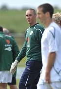 16 May 2008; Republic of Ireland goalkeeper Dean Kiely leaves the pitch after squad training. Republic of Ireland squad training, Gannon Park, Malahide, Co. Dublin. Picture credit: Brendan Moran / SPORTSFILE