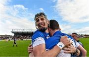 19 April 2015; Waterford's Maurice Shanahan celebrates after the final whistle with team-mates. Allianz Hurling League, Division 1 Semi-Final, Tipperary v Waterford. Nowlan Park, Kilkenny. Picture credit: Matt Browne / SPORTSFILE