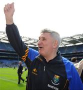 18 May 2008; Wicklow manager Mick O'Dwyer celebrates victory. GAA Football Leinster Senior Championship 1st Round, Kildare v Wicklow, Croke Park, Dublin. Picture credit: Ray McManus / SPORTSFILE