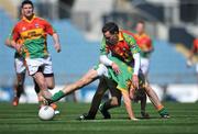 18 May 2008; Chris O'Connor, Meath, in action against Brian Murphy, Carlow. GAA Football Leinster Senior Championship 1st Round, Meath v Carlow, Croke Park, Dublin. Picture credit: Brendan Moran / SPORTSFILE