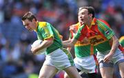 18 May 2008; Stephen Bray, Meath, in action against Patrick Walsh, Carlow. GAA Football Leinster Senior Championship 1st Round, Meath v Carlow, Croke Park, Dublin. Picture credit: Brendan Moran / SPORTSFILE