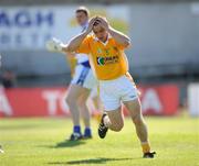 18 May 2008; Tony Scullion, Antrim, reacts after a mixed chance on goal. GAA Football Ulster Senior Championship Preliminary Round, Antrim v Cavan, Casement Park, Belfast. Photo by Sportsfile *** Local Caption ***