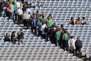 18 May 2008; Meath supporters make their way to the exits after the game. GAA Football Leinster Senior Championship 1st Round, Meath v Carlow, Croke Park, Dublin. Picture credit: Brendan Moran / SPORTSFILE