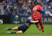 19 April 2015; Mathieu Bastareaud, Toulon, is tackled by Isaac Boss, Leinster. European Rugby Champions Cup Semi-Final, RC Toulon v Leinster. Stade Vélodrome, Marseilles, France. Picture credit: Stephen McCarthy / SPORTSFILE