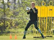 22 April 2015; Mark Travers, Republic of Ireland, in action during squad training. Republic of Ireland U17 Squad Training, Johnstown House Hotel, Enfield, Co. Meath. Picture credit: Pat Murphy / SPORTSFILE