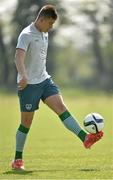 22 April 2015; Josh Barrett, Republic of Ireland, in action during squad training. Republic of Ireland U17 Squad Training, Johnstown House Hotel, Enfield, Co. Meath. Picture credit: Pat Murphy / SPORTSFILE
