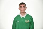 22 April 2015; Jamie Gray, Republic of Ireland. Republic of Ireland U17 Squad Portraits and Squad Photo ahead of UEFA U17 Finals, Johnstown House Hotel, Enfield, Co. Meath. Picture credit: Pat Murphy / SPORTSFILE