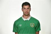 22 April 2015; Conor Davis, Republic of Ireland. Republic of Ireland U17 Squad Portraits and Squad Photo ahead of UEFA U17 Finals, Johnstown House Hotel, Enfield, Co. Meath. Picture credit: Pat Murphy / SPORTSFILE