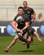 23 April 2015; Ulster's Paddy Jackson during the captain's run. Kingspan Stadium, Ravenhill Park, Belfast, Co. Antrim. Picture credit: Oliver McVeigh / SPORTSFILE